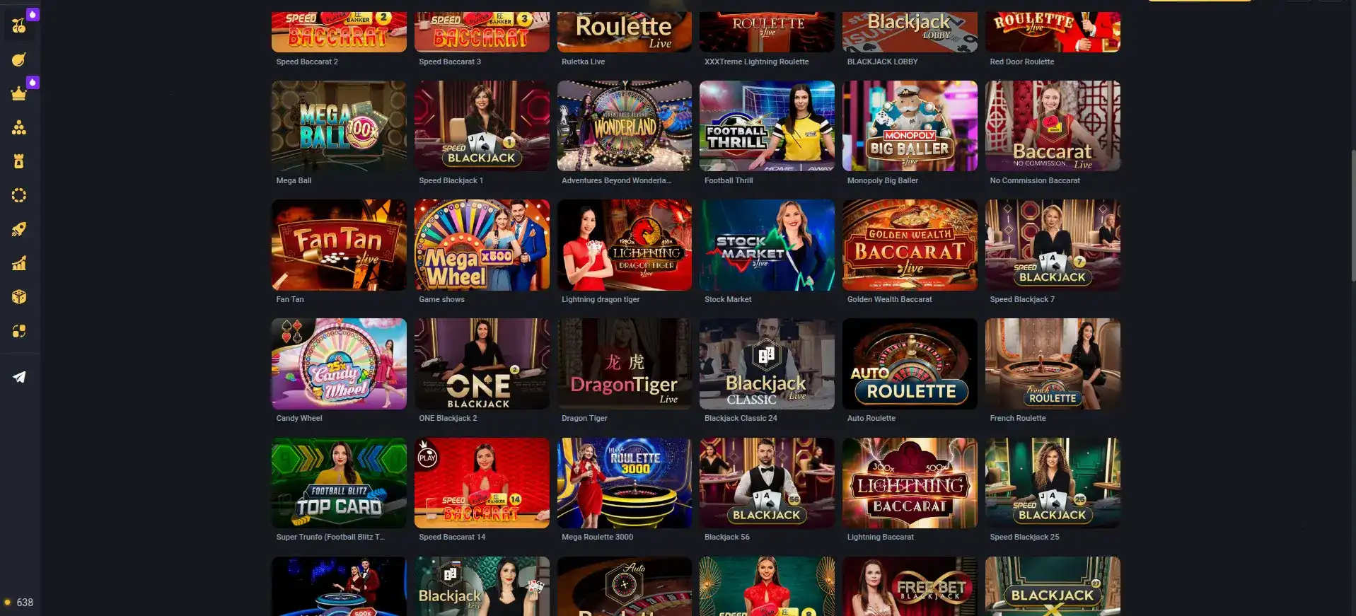 скриншот игры в 888starz casino с джекпотом